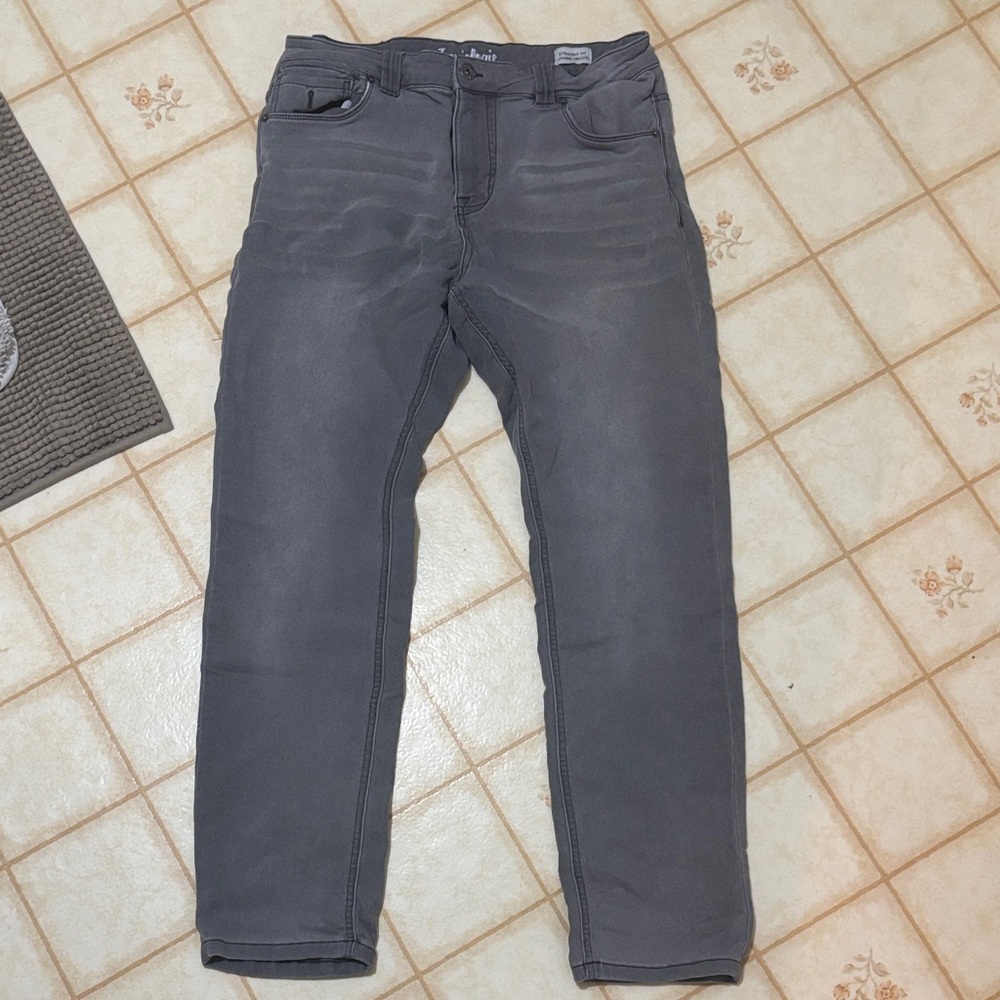Men's Slim Fit Gray Jeans